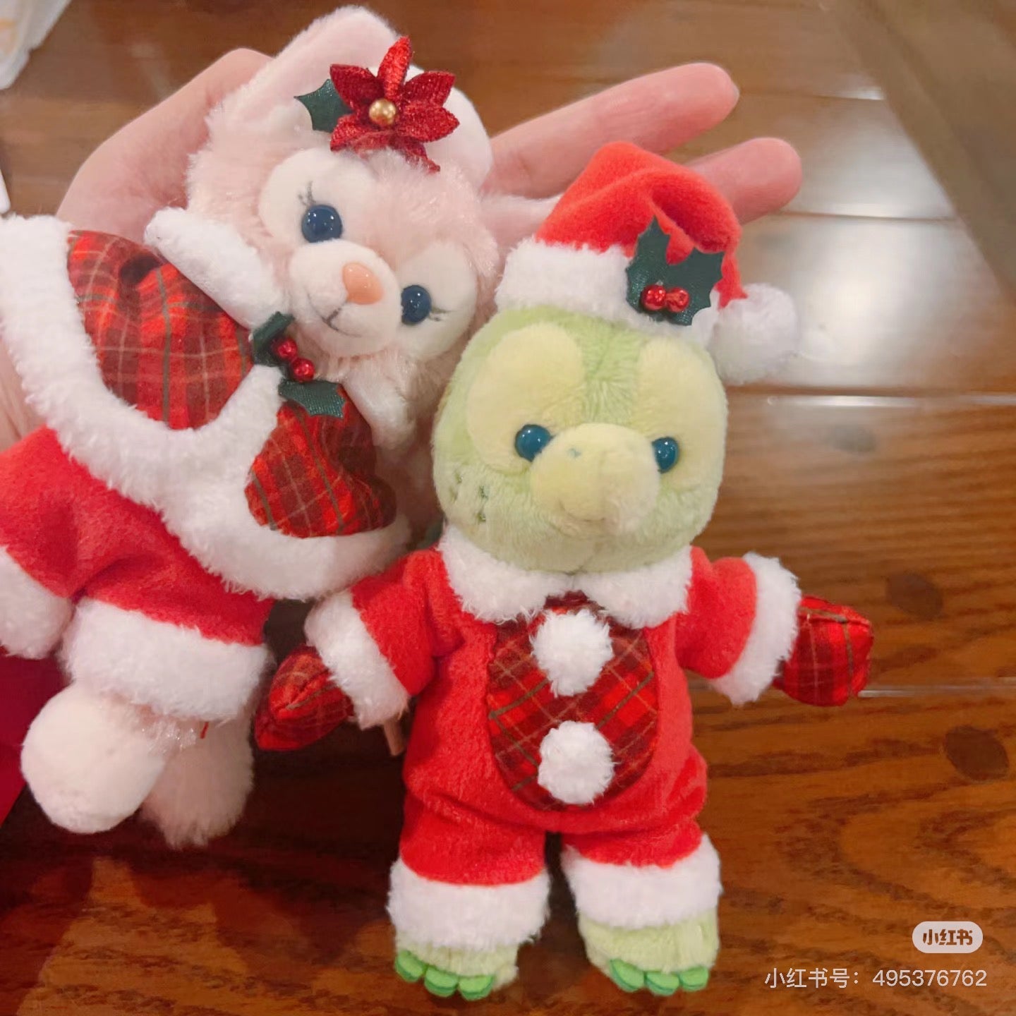 Disney迪士尼 |东迪2024圣诞冬日七宝毛绒玩偶挂件/包挂