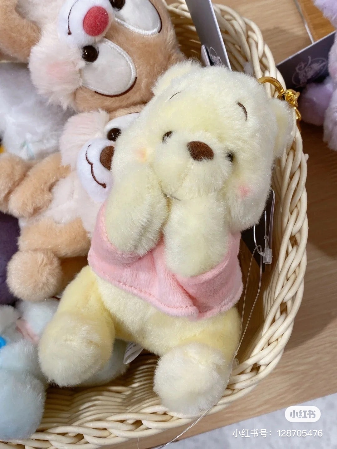 Disney|超好摸fluffy豆豆眼系列挂件|約高さ17×幅9.5×奥行き6.5(cm)