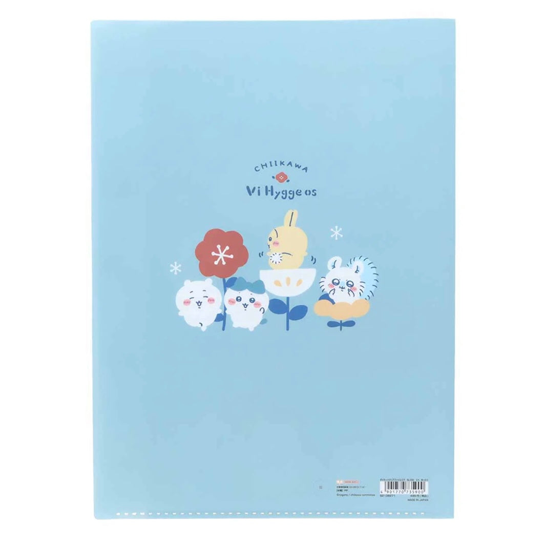 Chiikawa 吉伊卡哇|可爱透明5p多用途文件夹|约 H310 x W225 x D2mm