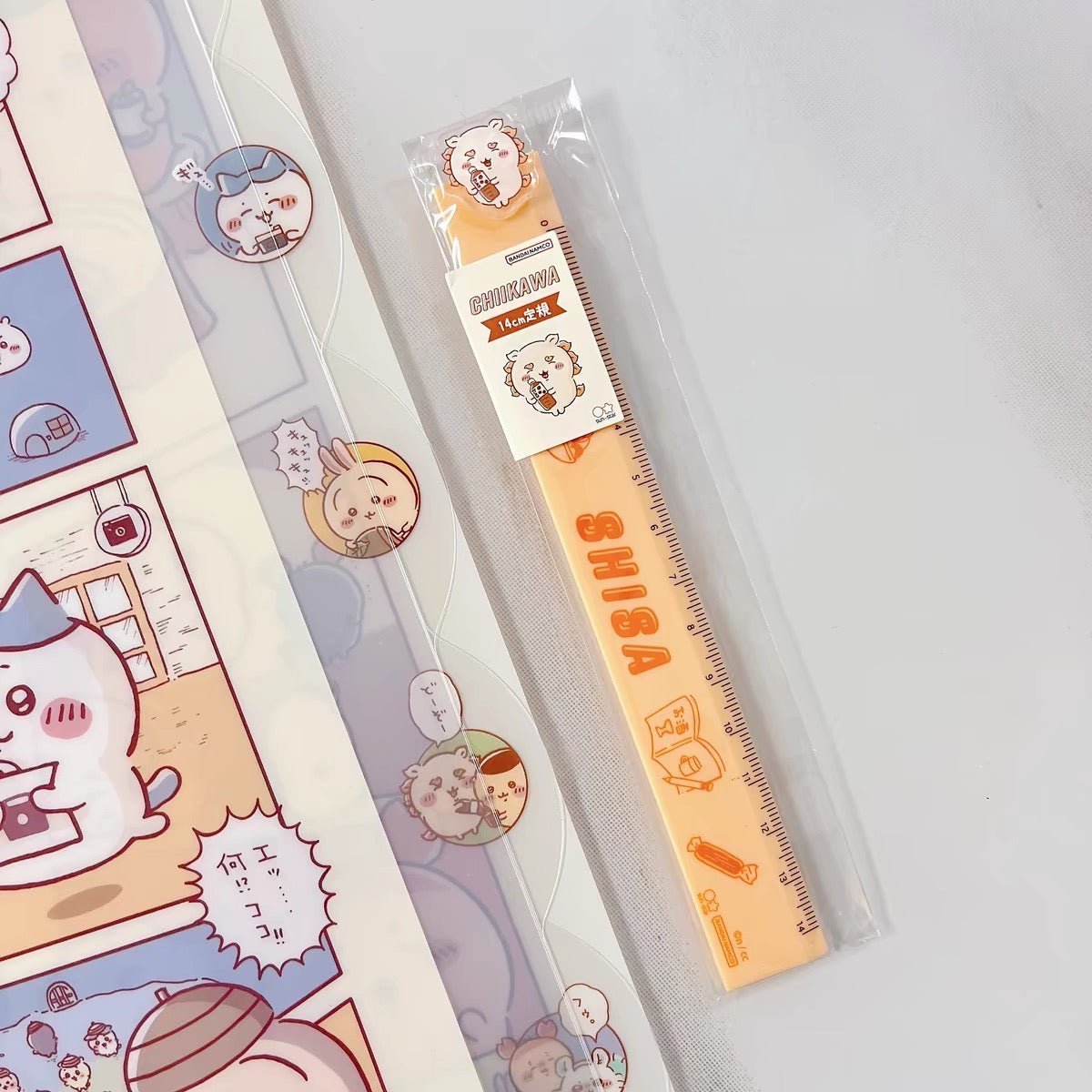 Chiikawa 吉伊卡哇|可爱角色造型直尺|約14cm