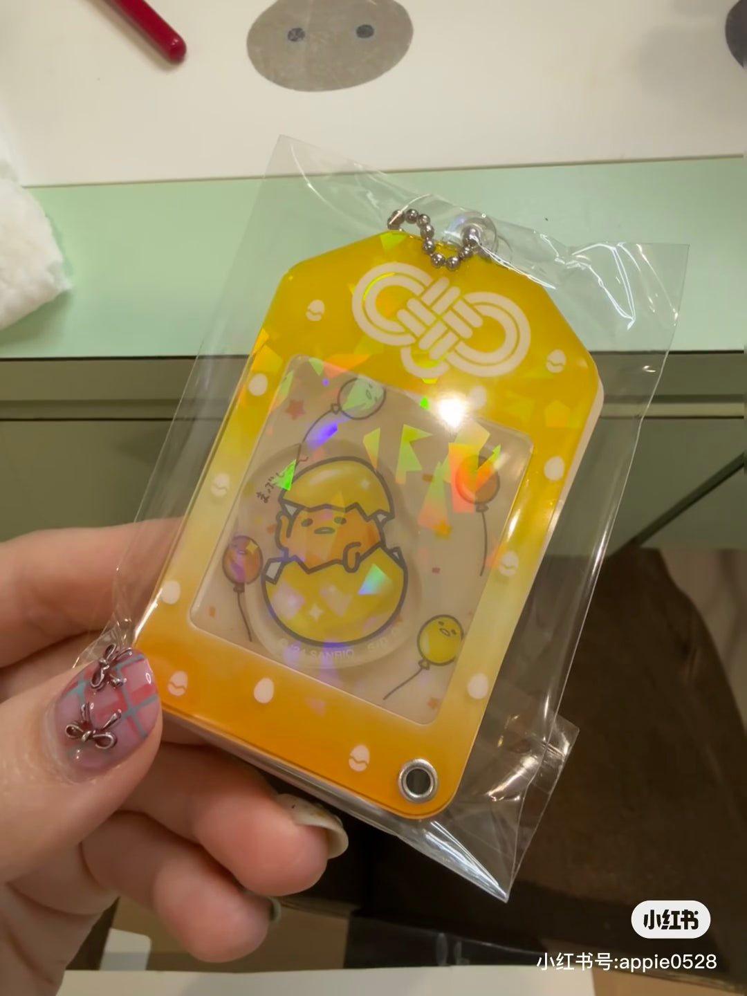 Sanrio三丽鸥|Custom Acrylic Charm Amulet Blind Box新年开运御守偏光亚克力摇摇乐吊饰盲盒/全8种|1枚入