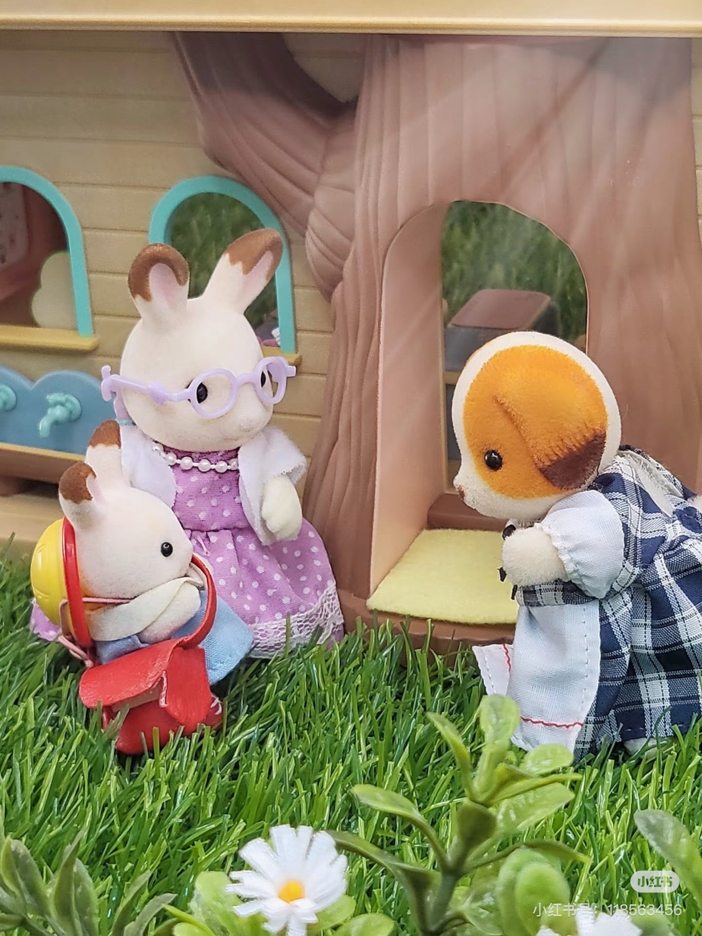 SylvanianFamilies|Chocolate Rabbit Grandparents Set 5190