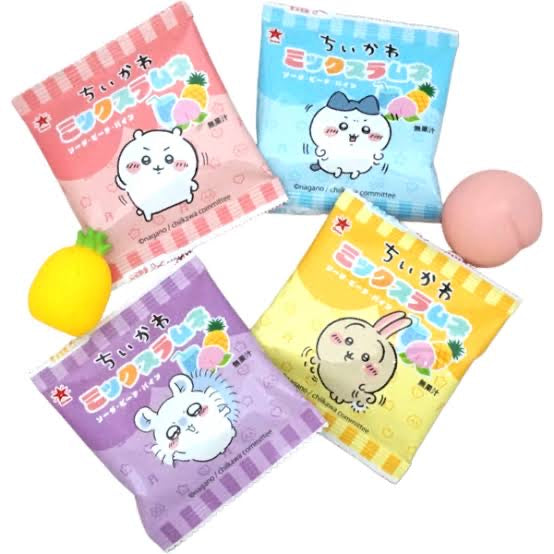 Chiikawa 吉伊卡哇|果汁糖4连包|8g??4袋【25.01】