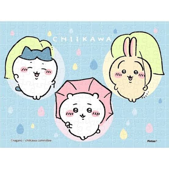 Chiikawa 吉伊卡哇|三小只可爱拼图/可站立相框式桌面摆件/自带相框|150块