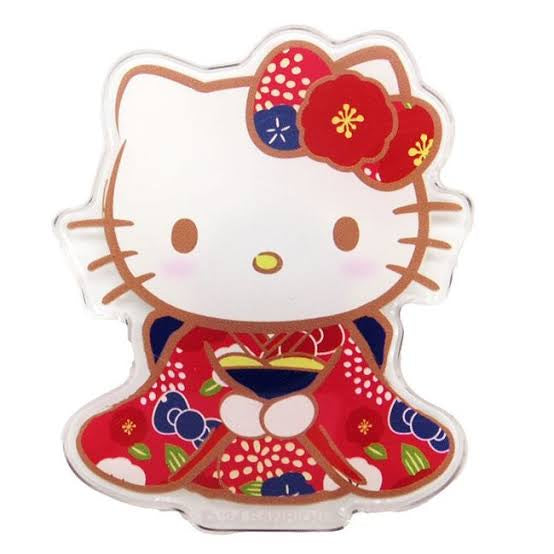 Sanrio|hello kitty & My Melody Patterns Magnet| 0.7 x 4.5 x 5.3cm approx.