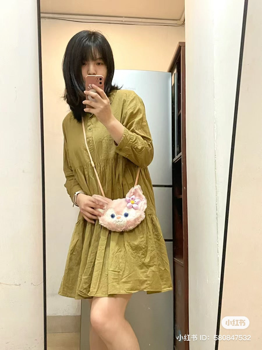 Disney HK|linabell玲娜贝儿大脸斜挎包/卡包位