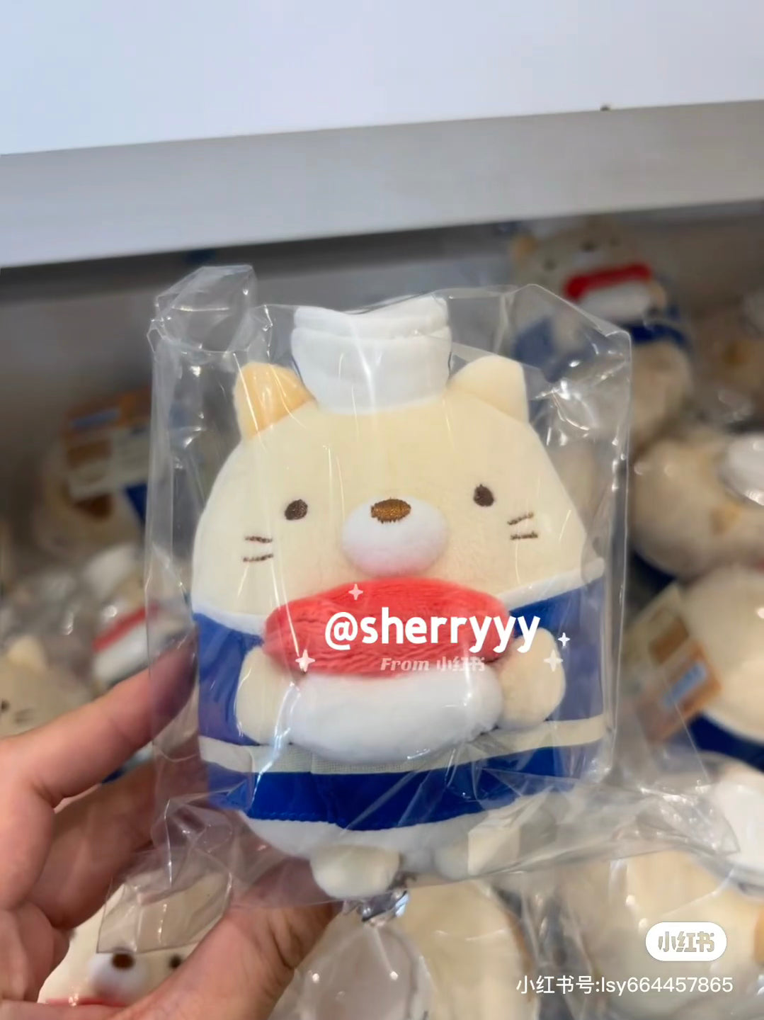 Sumikko gurashi|Anytime Sushi Sushi Chef Neko Plush Dolls/Plush Toy|100×80×90mm approx.