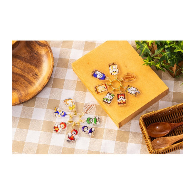 Mofusand| Mofumofu Marche 7 Series Acrylic Charm - Vegetable Cat : Assortment|45×30mm approx.