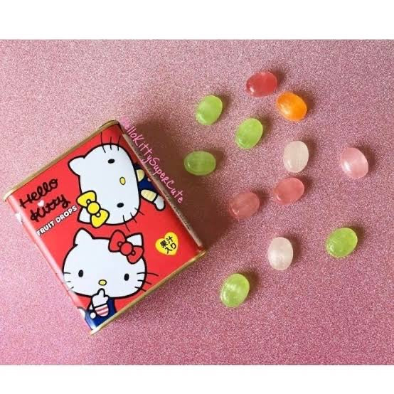 Hello kitty凯蒂猫|铁罐水果糖/高颜值收纳罐|23粒【24.12】