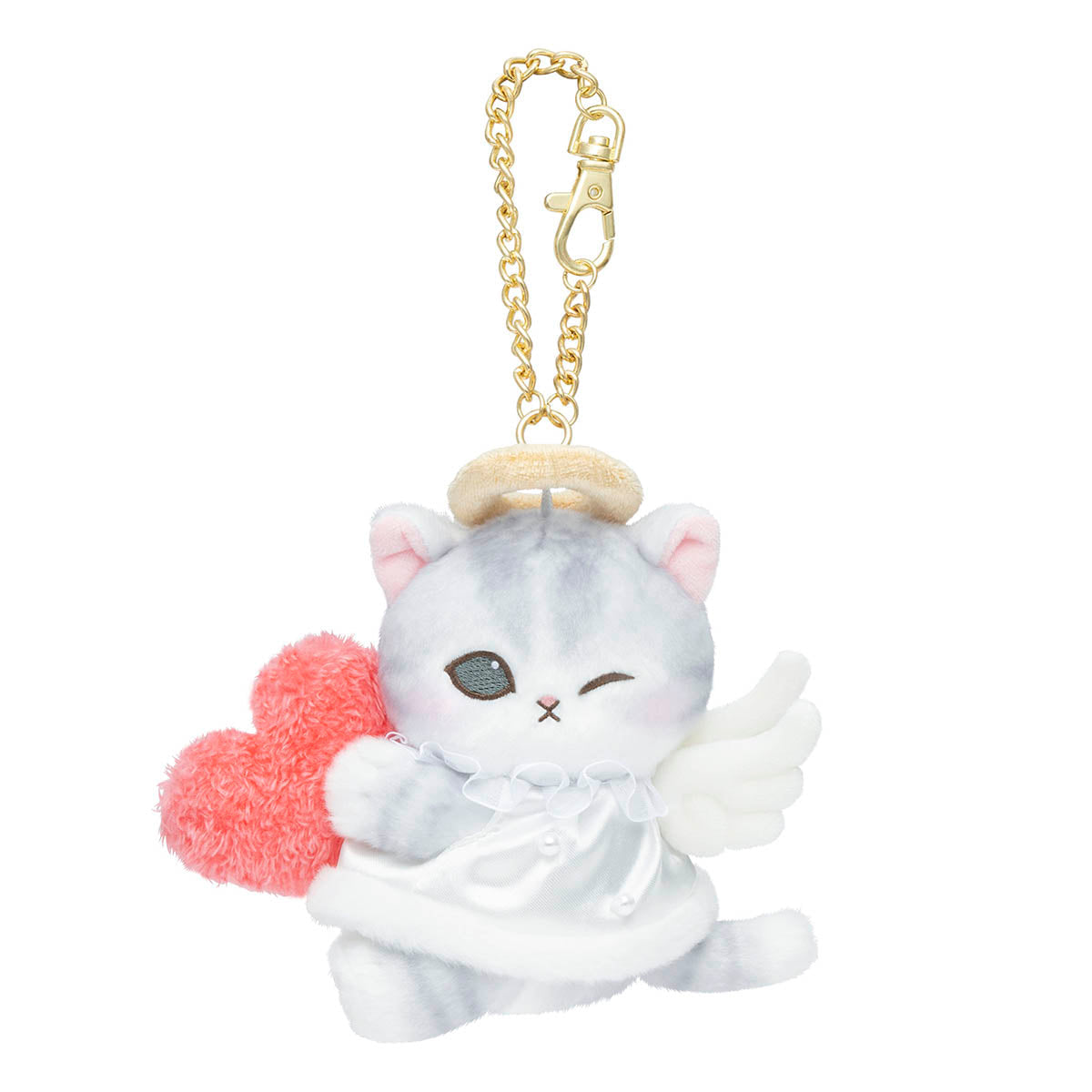 Mofusand|Cupid & Angel Cat Mascot Holder /Plush Keychain|
115×75×115mm approx