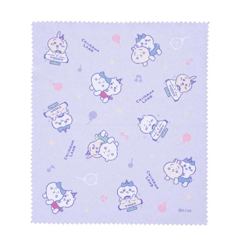 Chiikawa 吉伊卡哇|骑骑乐系列眼镜布+透明滑块收纳袋|袋约H60 x W105mm