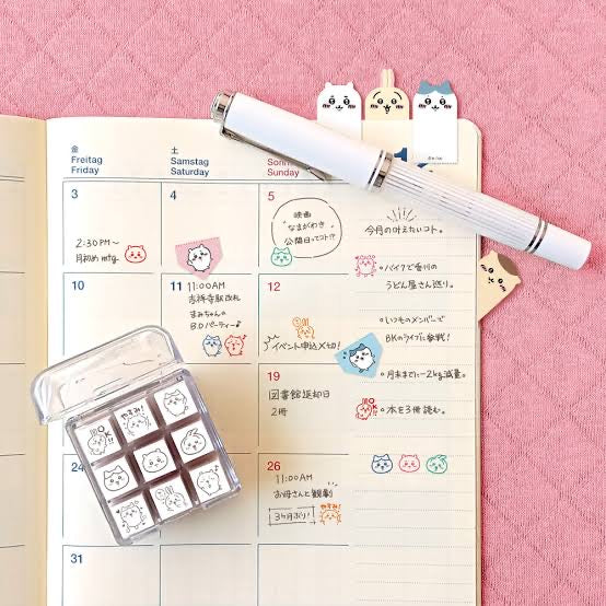 Chiikawa|Check Stamp Set|H33×W43×D44mm approx.