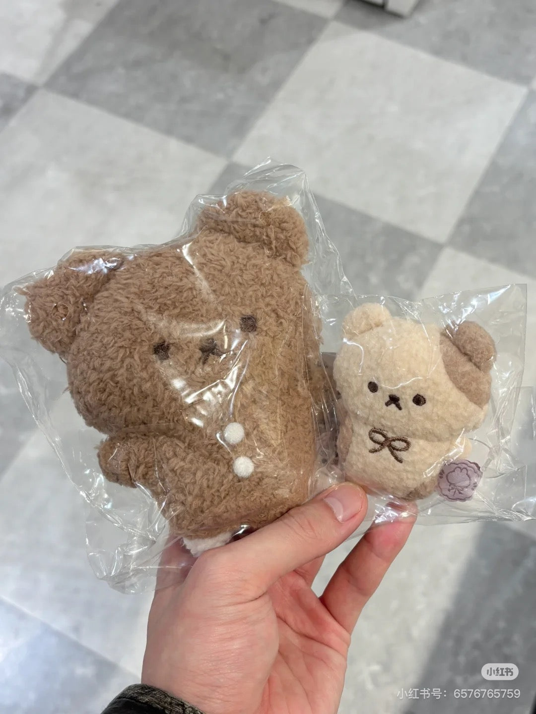 SANX|Sugarcocomuu Tenori Cookie Bears Mix Mascot Holder /Plush Keychain|75×60×30mm approx.