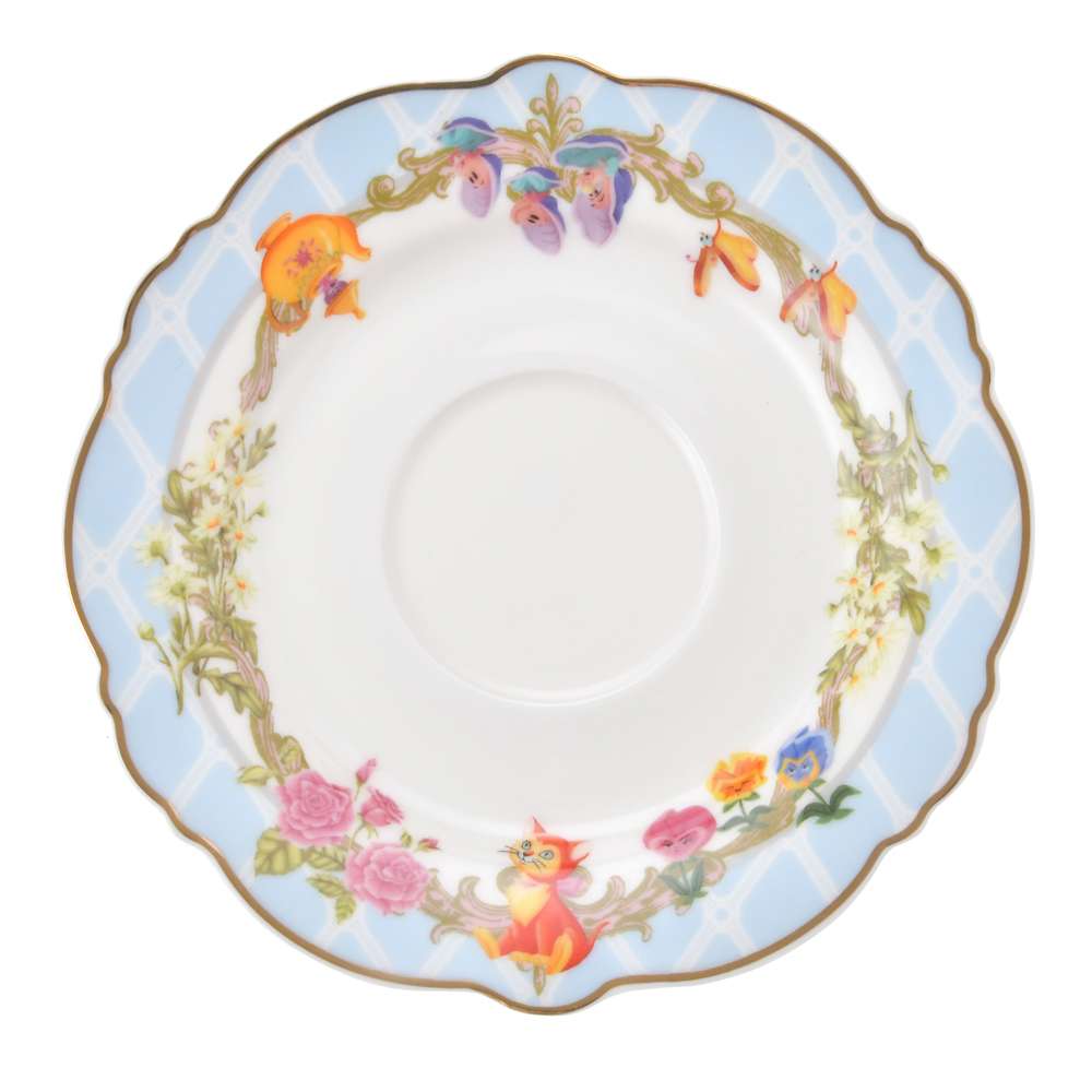 Disney|爱丽丝梦游仙境Alice Sweet Garden甜蜜花园茶会特辑超美水色杯盘组/超美礼物盒|杯約 高さ6.5×幅12.2×奥行き9.5(cm)