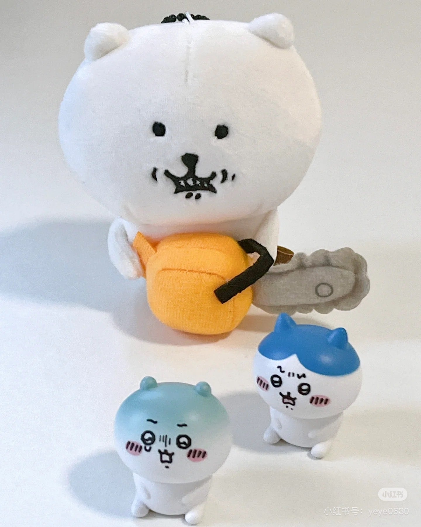 Nagano嘲讽熊|Market Petit Mini Mascot电锯薯饼可乐饼/电锯熊挂件|约H100×W110×D60mm
