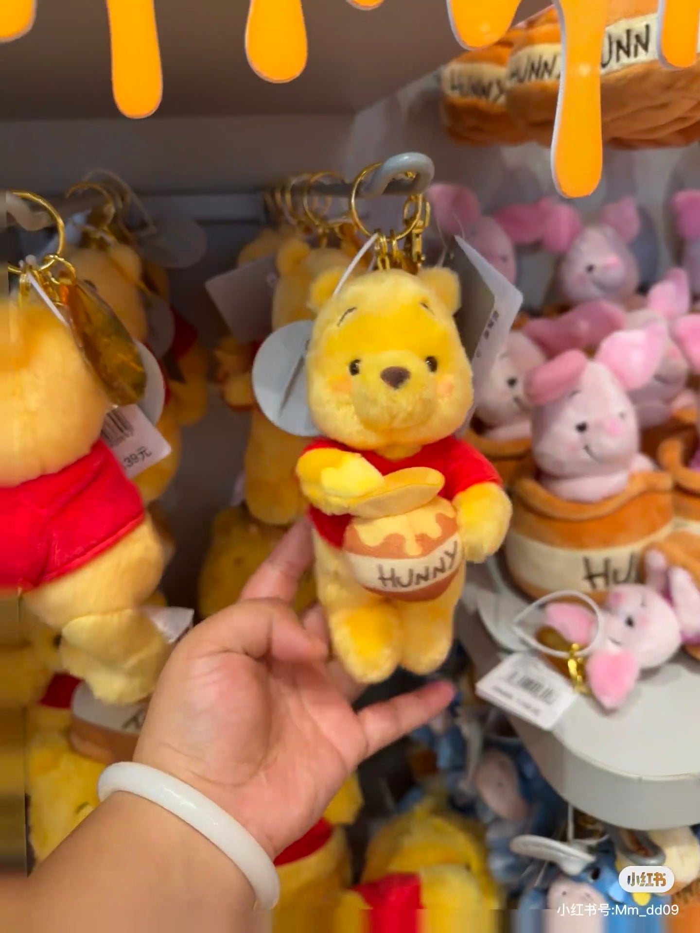 Disney|HONEY DAY 2025 Mascot Holder /Plush Keychain|H16×W12×D10cm approx.
