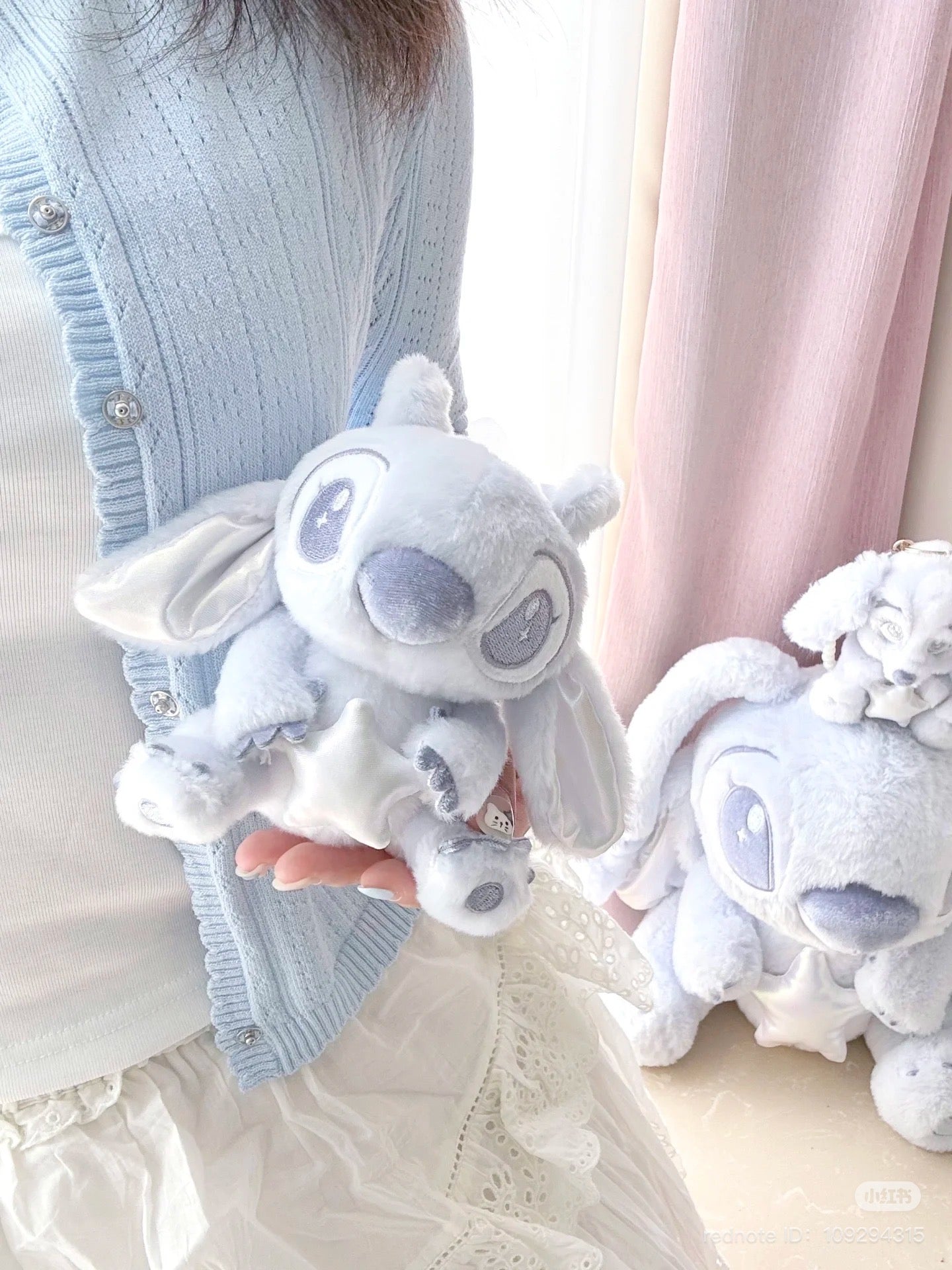 Disney SH|心愿派对系列抱星星坐姿毛绒挂件