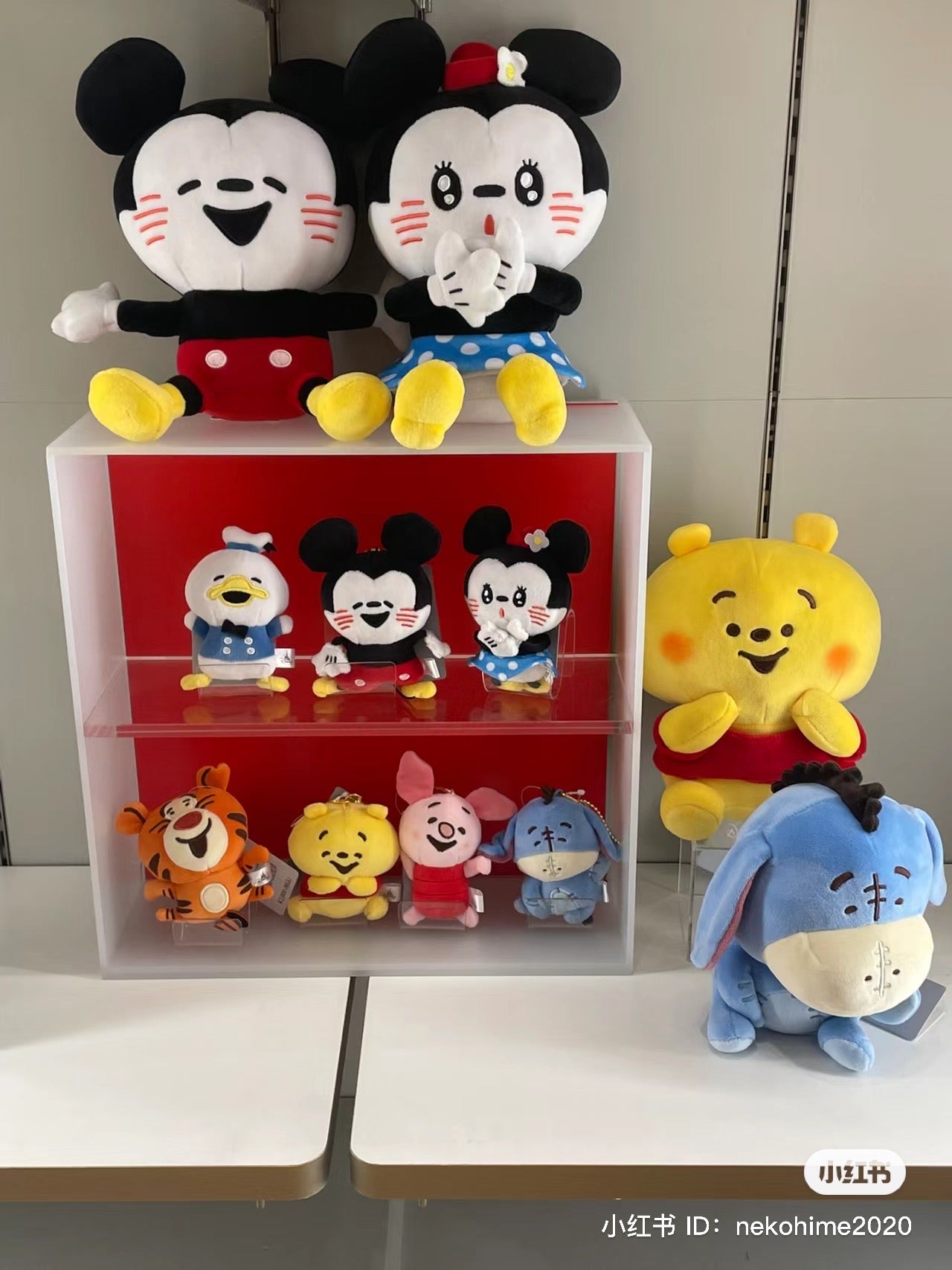 Disney|限定呆萌扁扁傻子系列/二傻系列/铁憨憨/毛绒公仔/玩偶|约高20-26cm