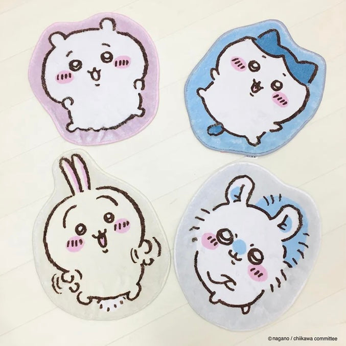 Chiikawa|毛茸茸防滑地毯/地垫/坐垫|約幅40×奥行42cm