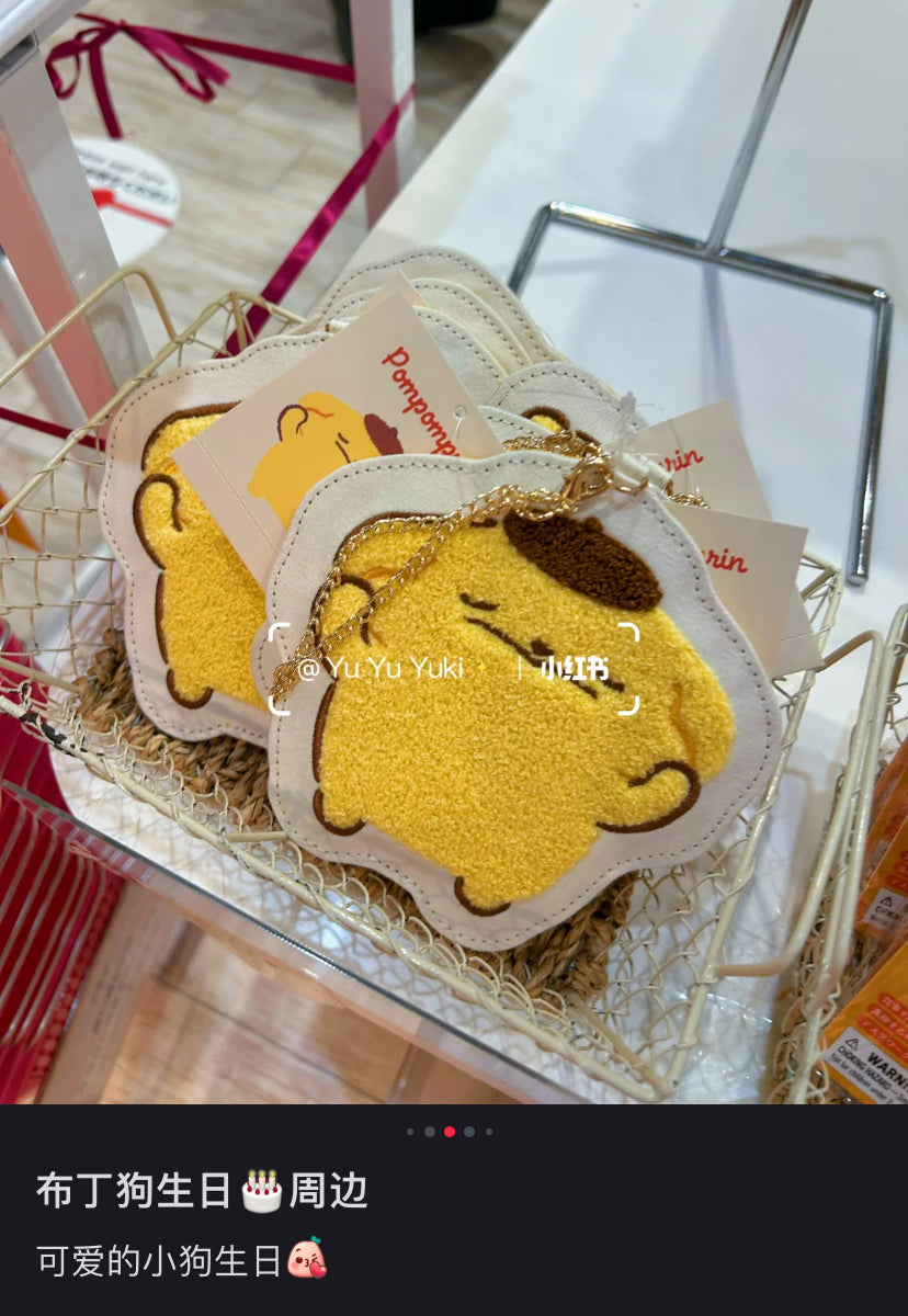 Sanrio|Pom pom purin Card Holder|15 x 15 x 1cm approx.
