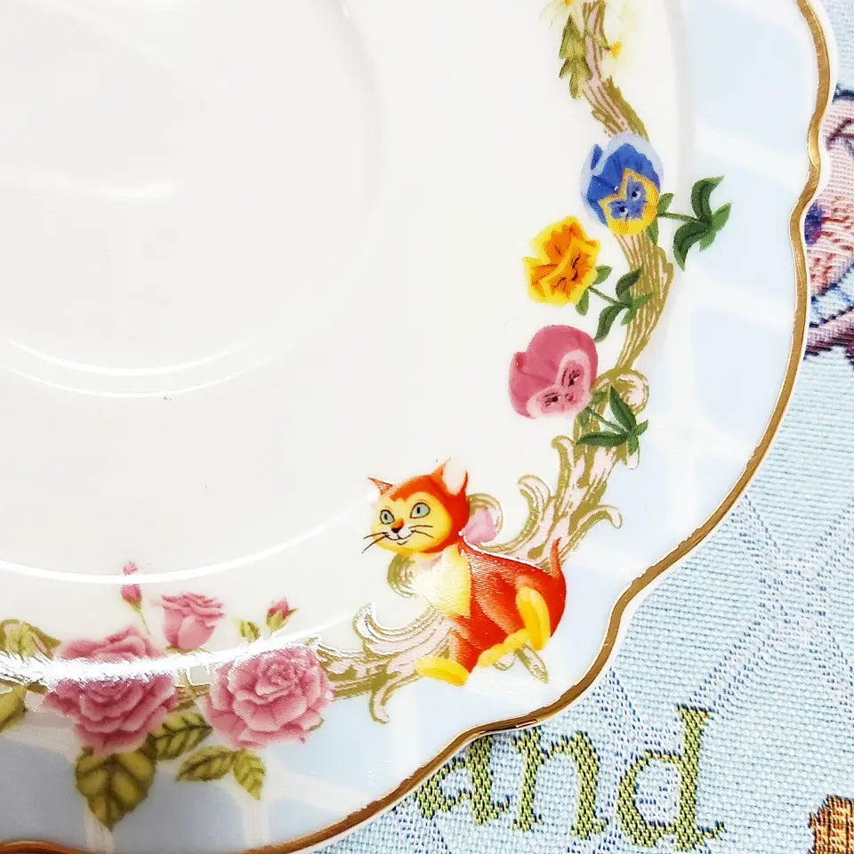 Disney|爱丽丝梦游仙境Alice Sweet Garden甜蜜花园茶会特辑超美水色杯盘组/超美礼物盒|杯約 高さ6.5×幅12.2×奥行き9.5(cm)