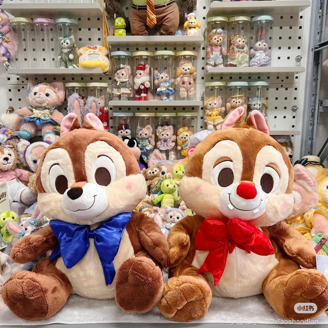 Disney SH|奇奇蒂蒂大公仔/玩偶/抱枕/靠枕|一对