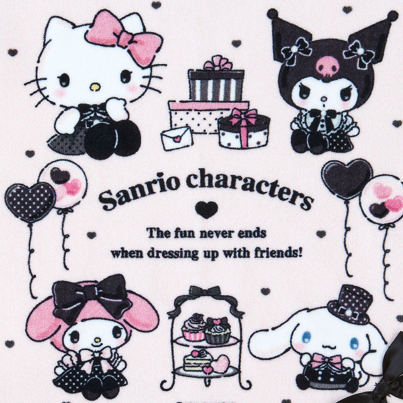 Sanrio|Tokimeki Sweet Party法式浪漫甜美派对系列黑蝴蝶结毛巾|约25 x 25 cm