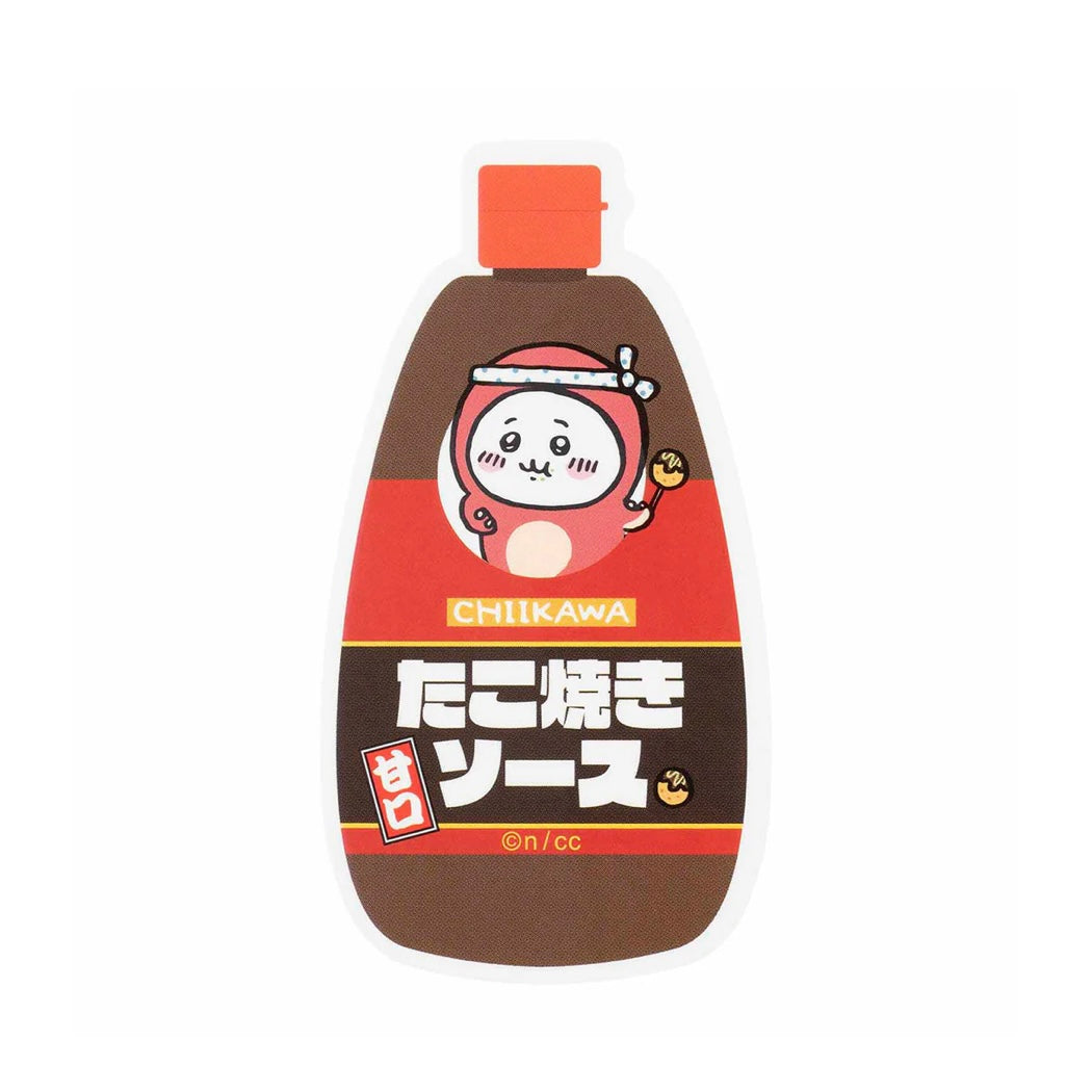 Chiikawa 吉伊卡哇|Takoika章鱼烧盒贴纸/尺寸适合贴在手机上|约 H60 x W80mm