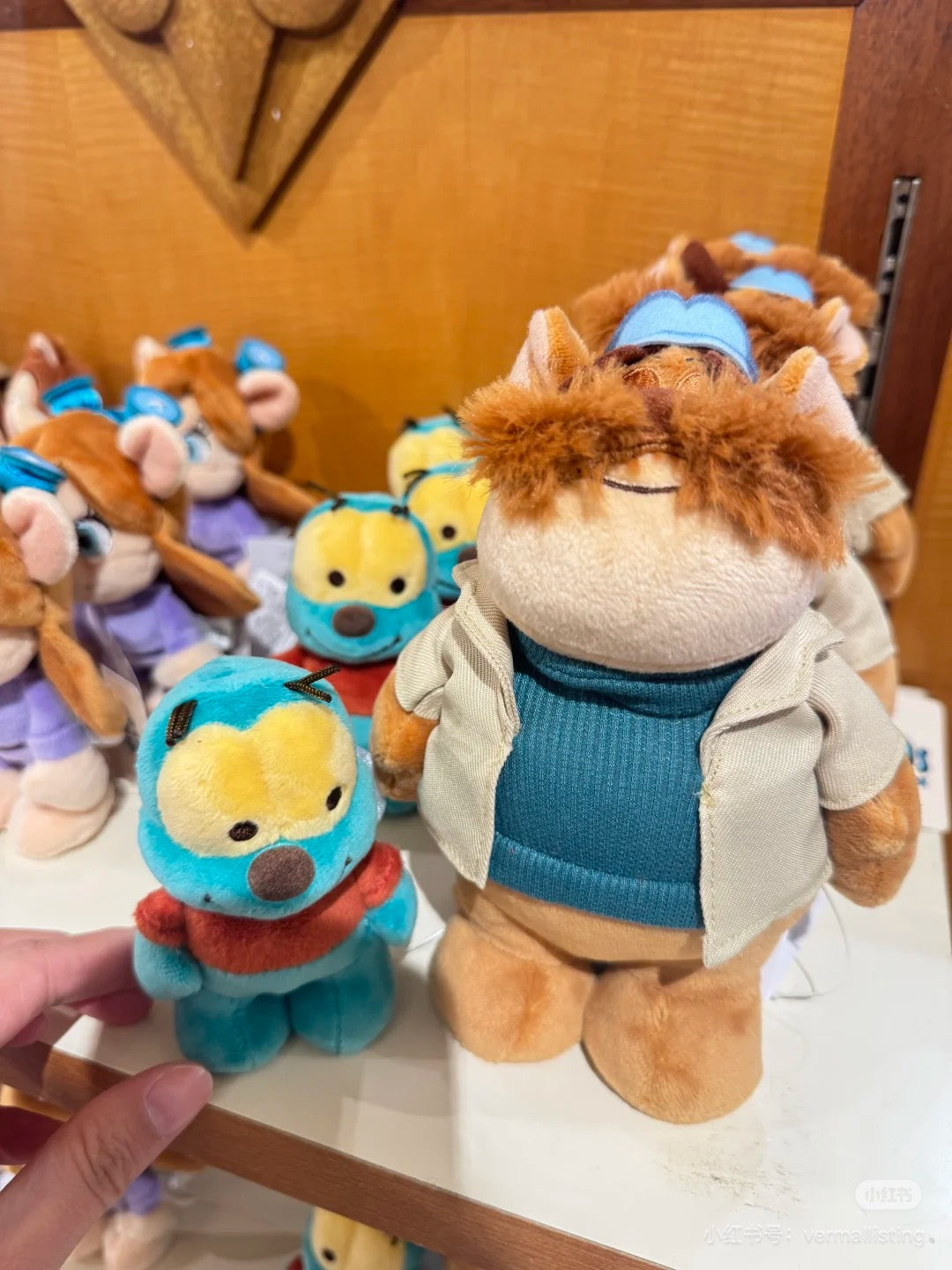 Disney|Chip and Dale Rescue Rangers StanDs Plush Toy|12.5×7×7cm approx.