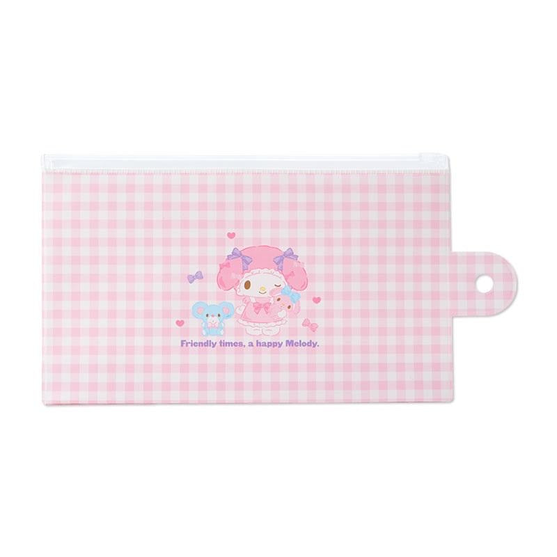 Sanrio|可爱格子防水收纳包/有纸巾位/可以方便直接抽取/可直接竖挂|约26.6×1×14cm