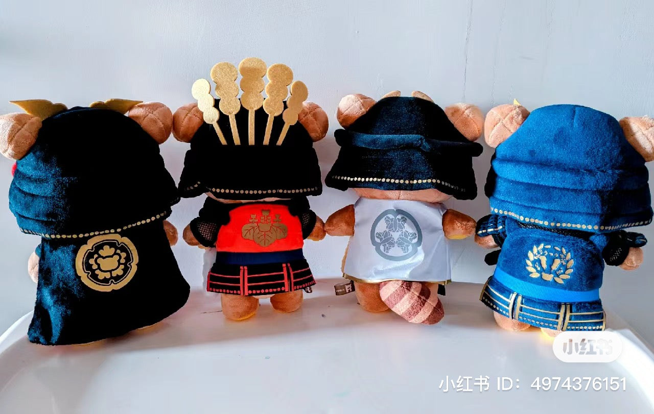 Rilakkuma轻松熊|东京车站限定复古战国武士/德川家康系列玩偶/公仔