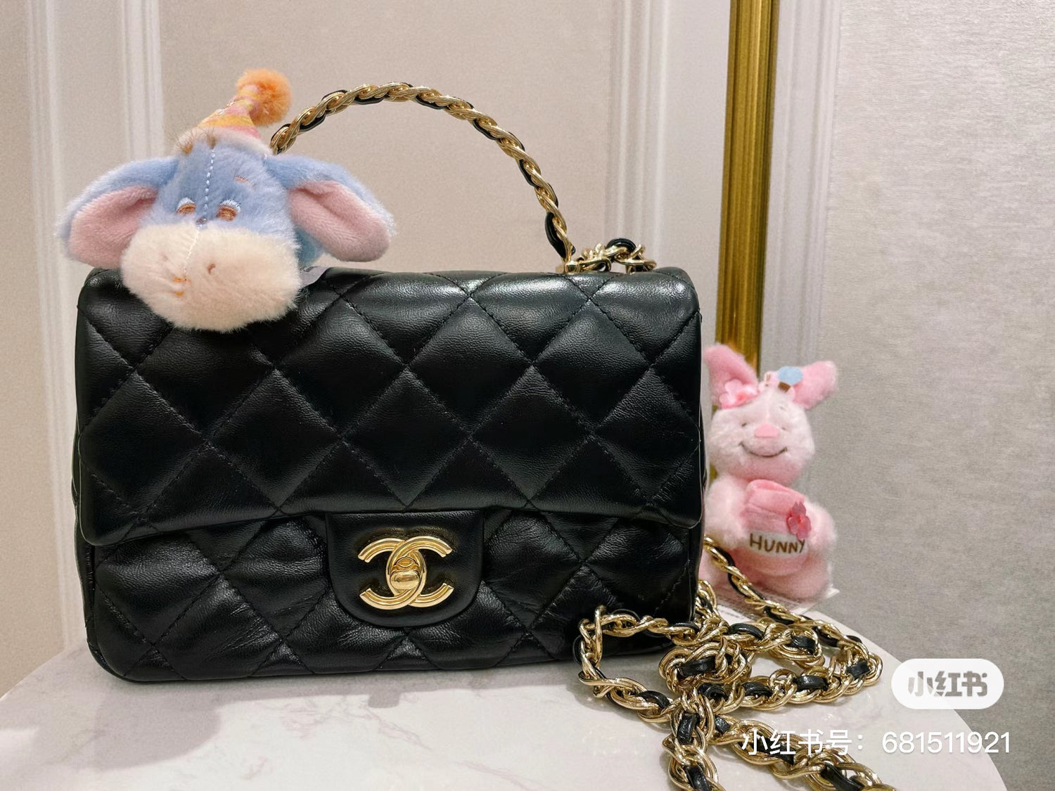 Disney SH|winnie the pooh冬日噗噗发圈4枚组