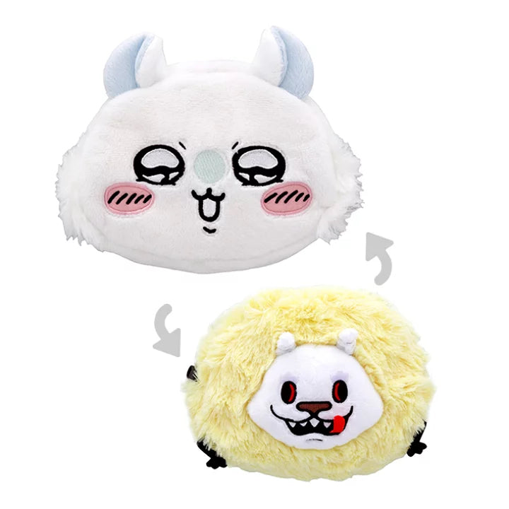 Chiikawa 吉伊卡哇|可爱双面双角色化妆包/整个翻出来又是一个角色