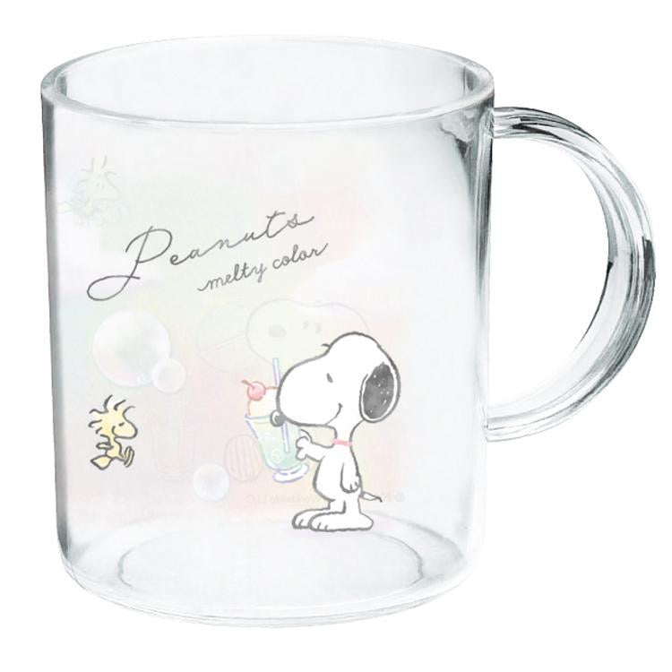 Snoopy|透明日本制史努比图案玻璃杯|250ml