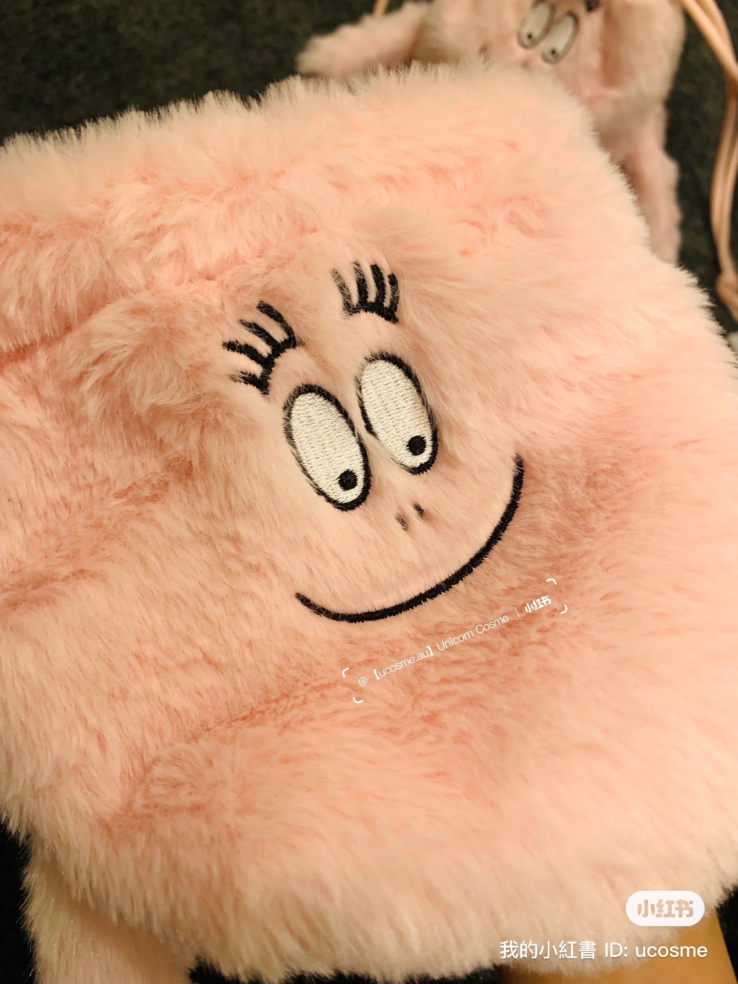 Barbapapa巴巴爸爸|搞笑柔软巾着/束口袋/质感很可|約 W16.5×H16×D5cm