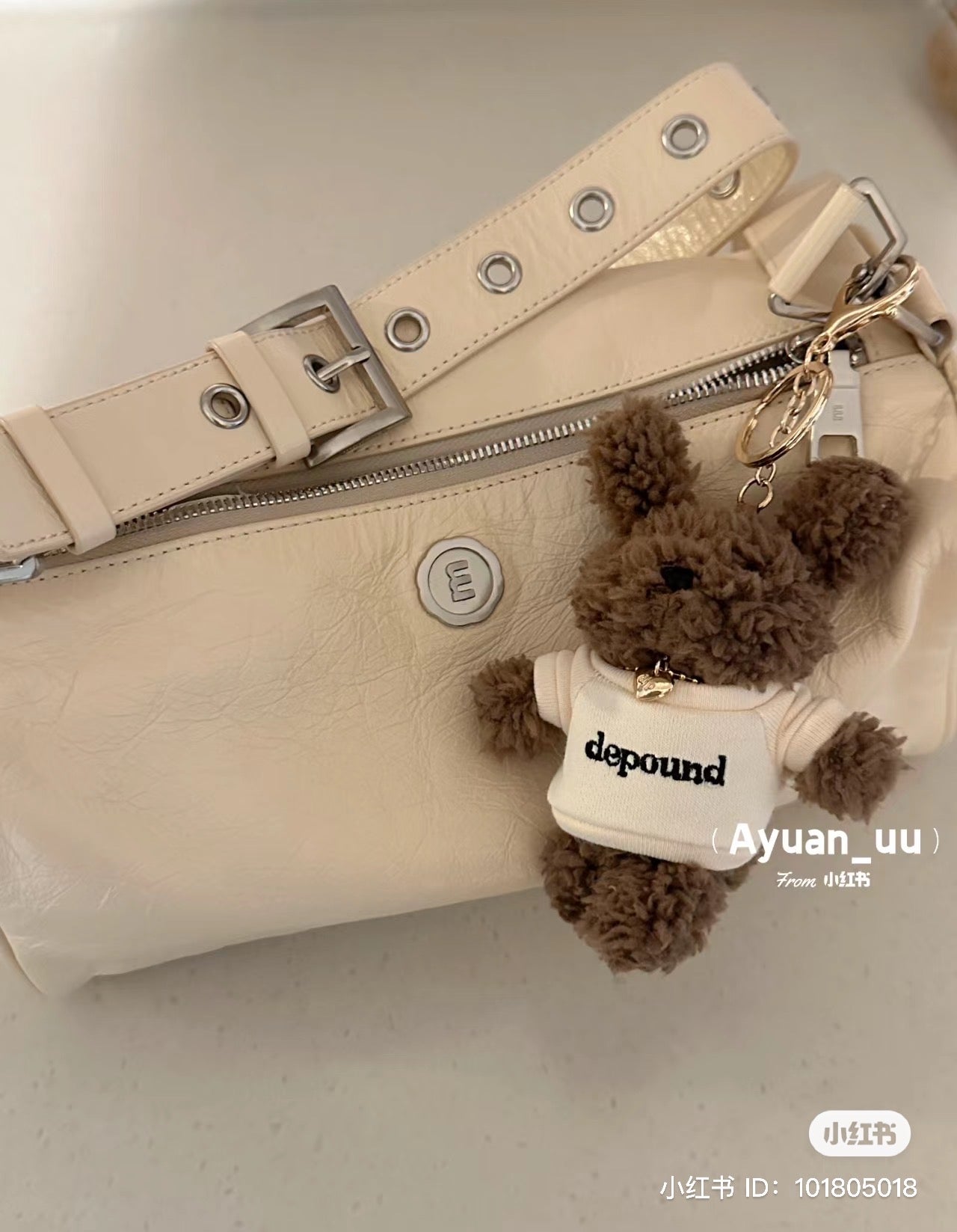 Depound|8周年限定可爱软趴趴卷毛挂件/包挂/金爱心项链/带礼物包装盒/送礼首选