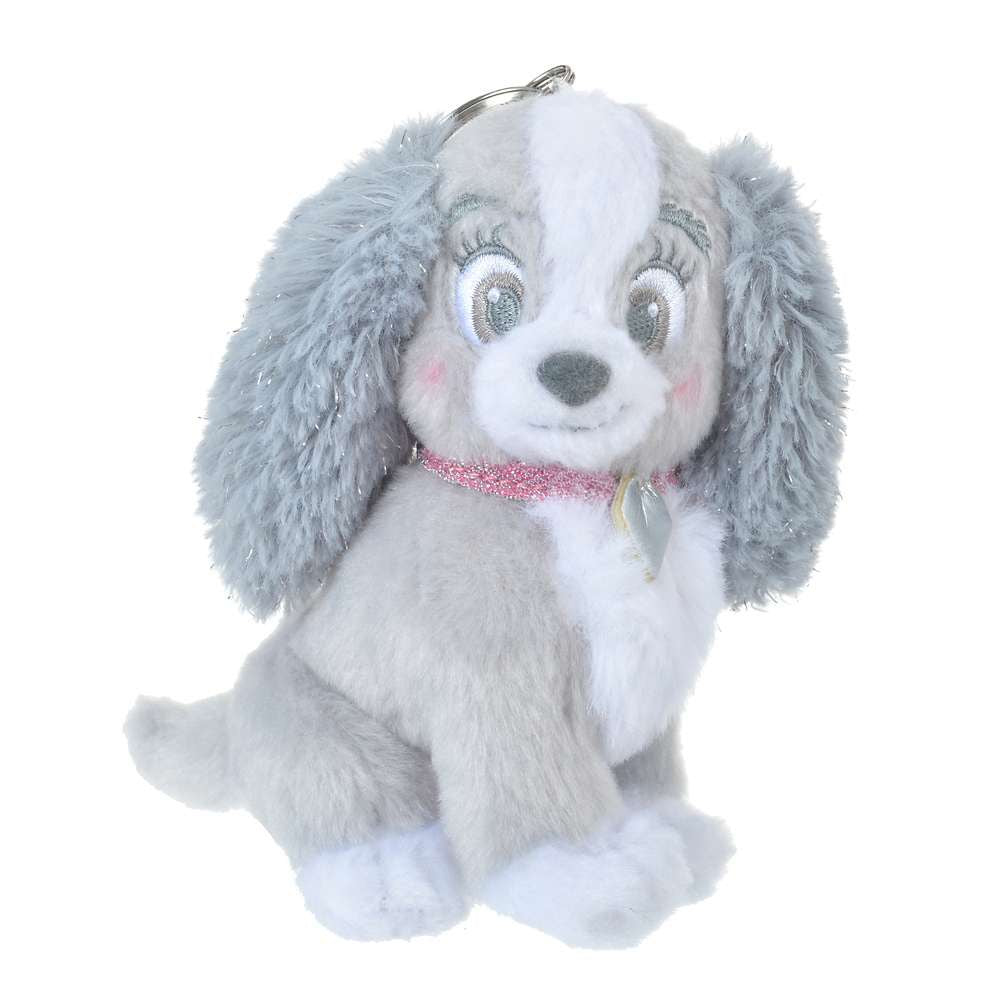 Disney迪士尼|冬日限定灰色银闪系列挂件/包挂|高さ約13×幅11×奥行き8(cm)