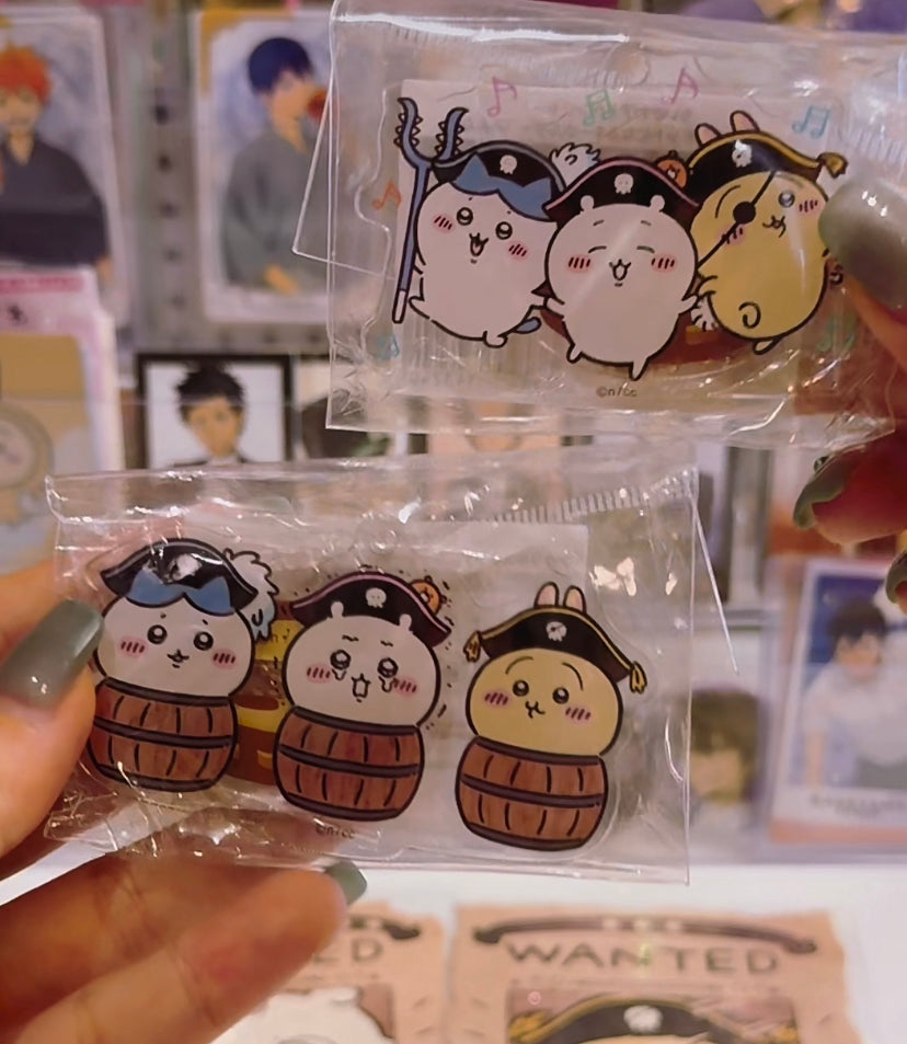 Chiikawa 吉伊卡哇|台场冒险王系列海盗立牌钥匙扣