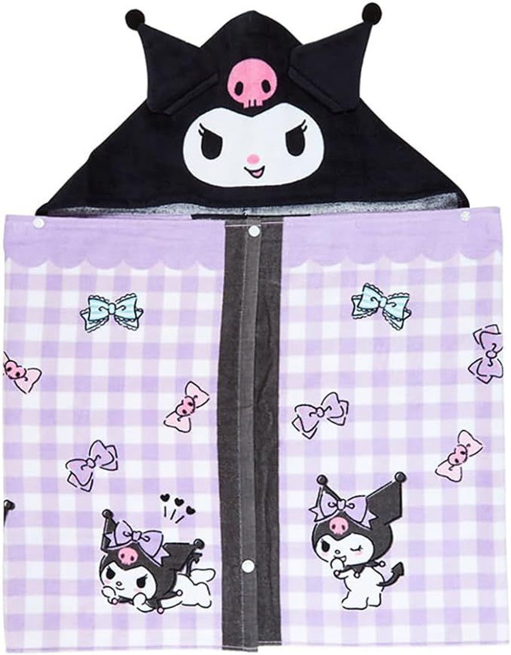 Sanrio|Hooded Towel|120×1×50cm approx.