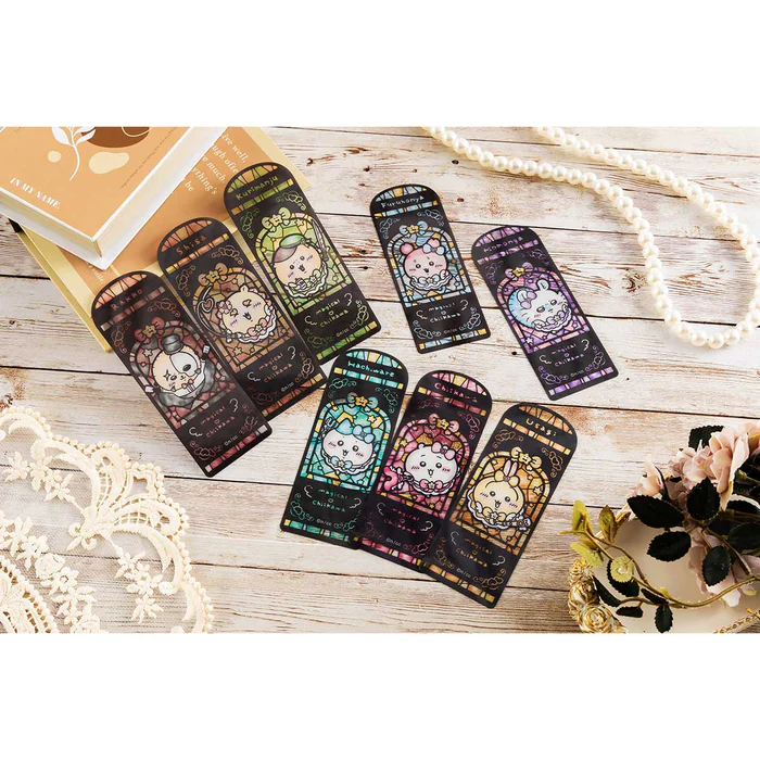 Chiikawa 吉伊卡哇| Magical Chikawa Trading Stained Glass Style Clear Bookmark魔法少女系列彩色玻璃窗亚克力透光书签盲盒/全8种|1枚入
