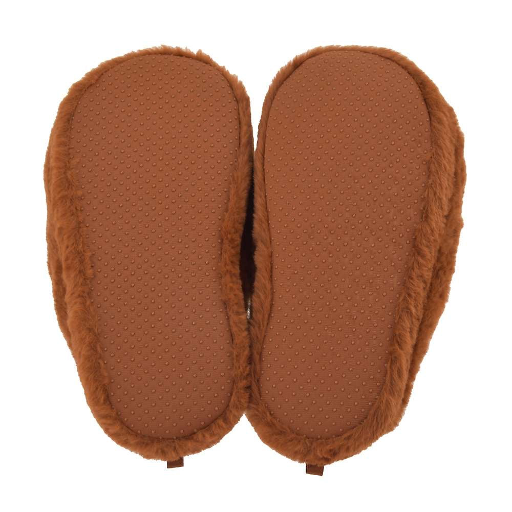 Disney迪士尼|Fluffy超毛绒柔软厚实奇奇蒂蒂包脚保暖拖鞋|約23~25cm