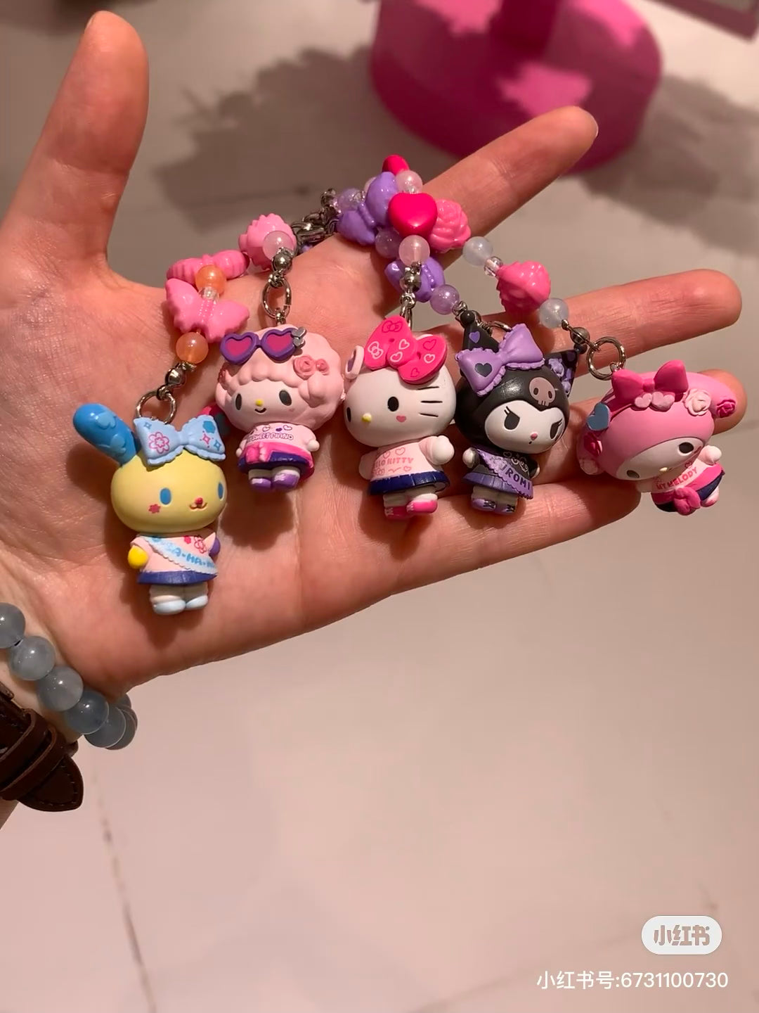 【limit 3】Sanrio|Academy Sparkle Festival Strap/ Keychain chibittomo mystery bag/blind box/All 8 types|1pcs