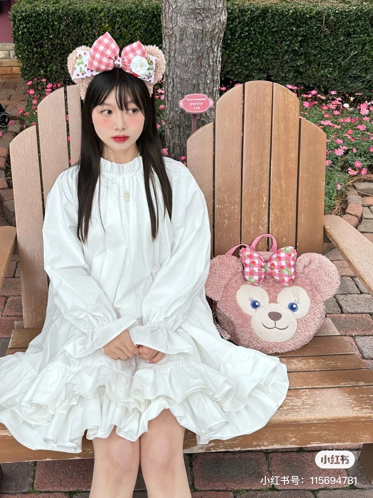 Disney迪士尼|草莓情人节限定玫玫大脸包+超柔软系列毯/胖宝宝胖宝宝|毯子约76x100cm/包约36x45x7cm