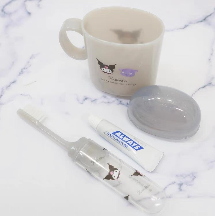 Sanrio|Large Cup Toothpaste Set|Approx. W82 x H103 x D40mm approx.