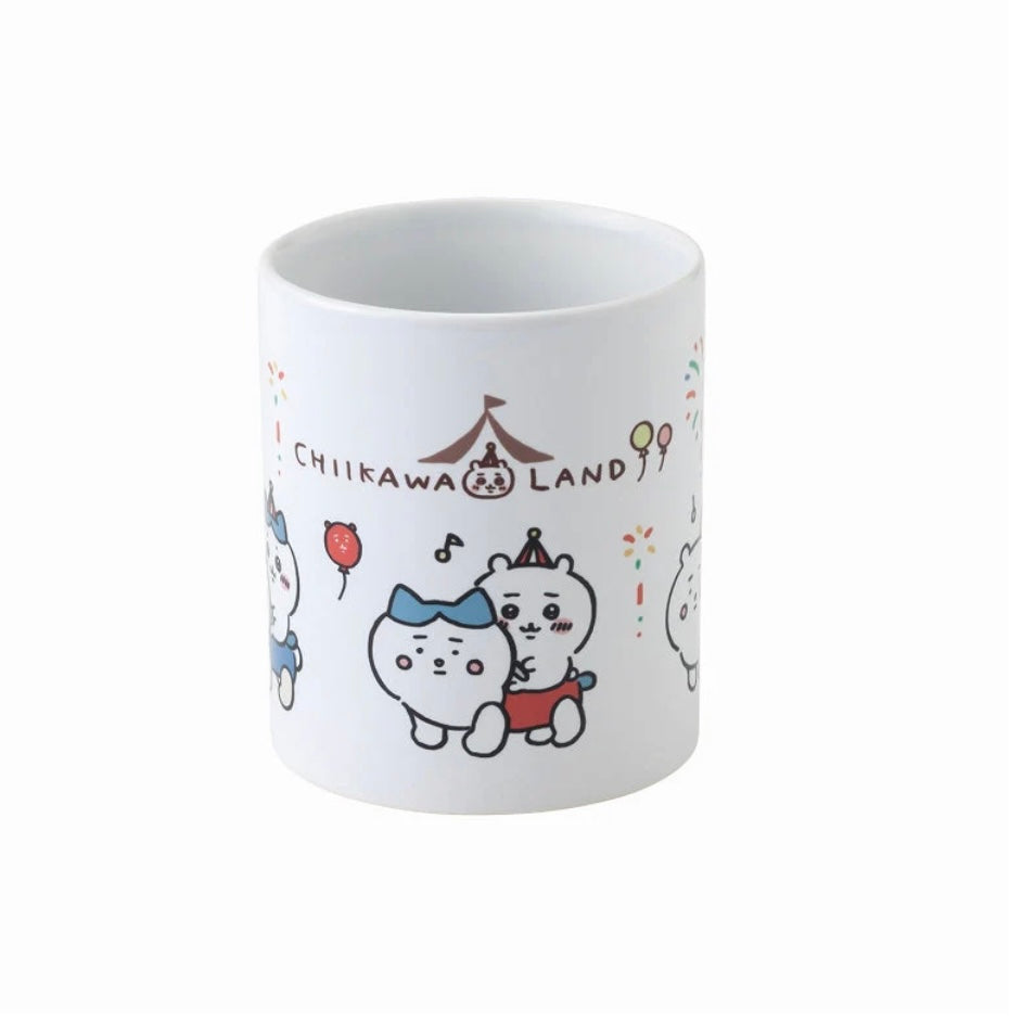 Chiikawa 吉伊卡哇|日本制游乐场/游乐园三小只骑骑乐马克杯|約H95×Φ82mm