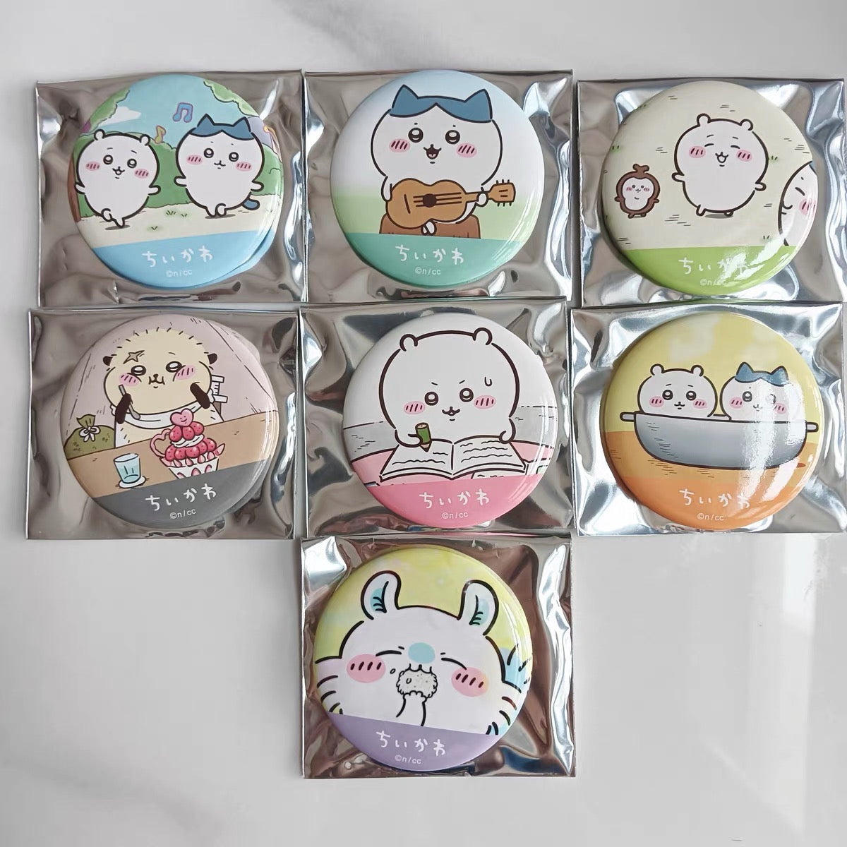 Chiikawa 吉伊卡哇|名场面吧唧徽章盲盒/全7种|1枚入