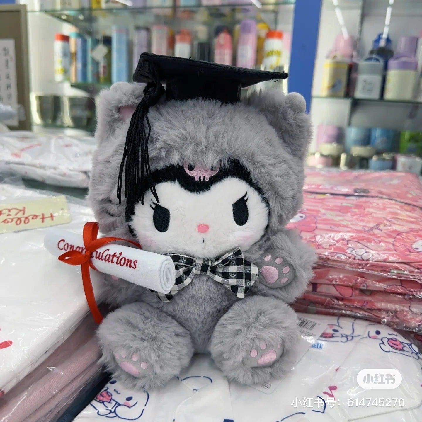Sanrio|2024奶fufu的限定肉球猫咪系列玩偶/公仔/肉垫垫/粉爪爪/如拿铁系列一样好摸|约17 x 17 x 9cm