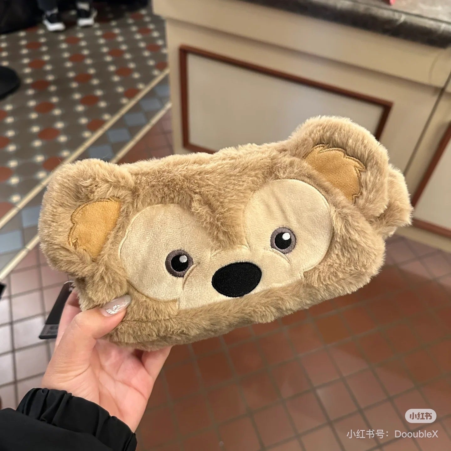 Disney SH|Duffy达菲/ShellieMay雪莉玫/玫玫大容量毛绒笔袋