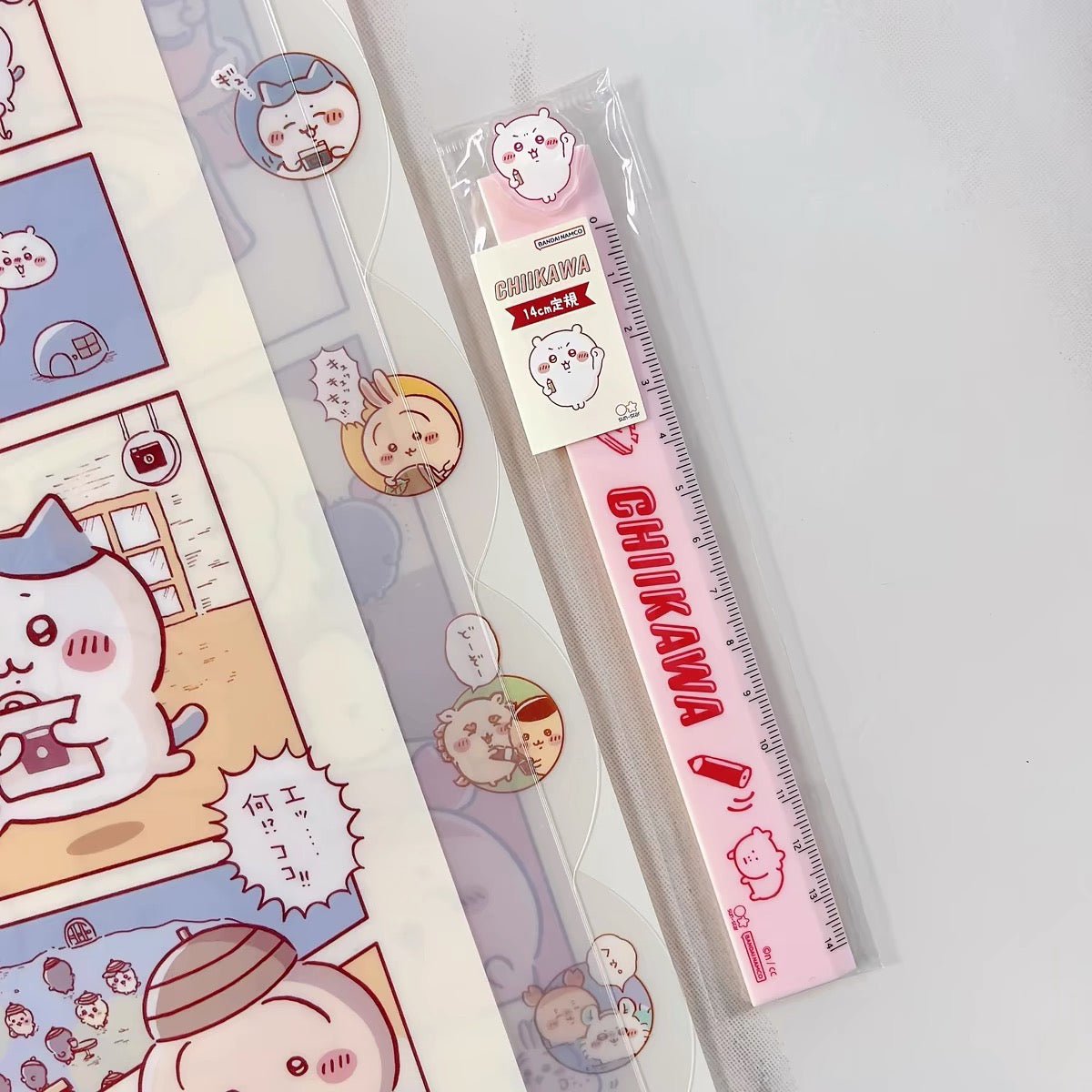 Chiikawa 吉伊卡哇|可爱角色造型直尺|約14cm