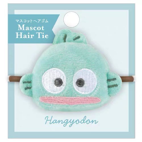 Sanrio|丑鱼毛绒大脸发圈/发绳/头绳|约H45×W55×D25mm